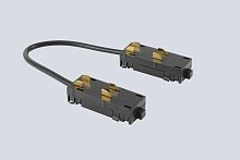 Соединитель угловой для шинопровода 220V CLT 0.205 04 BL Crystal Lux чёрный в стиле современный для светильников серии Спейс 220 (Space 220) space 220
