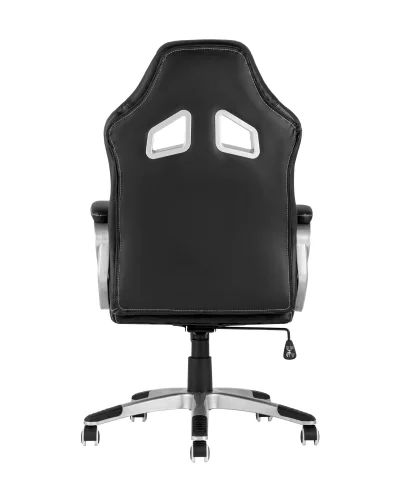 Кресло спортивное TopChairs Continental, белое УТ000004570 Stool Group, белый/экокожа, ножки/металл/хром, размеры - ****640*650 фото 6