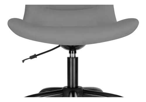 Компьютерное кресло Орди серое / черное 559278 Woodville, серый/велюр, ножки/металл/чёрный, размеры - *940***560*650 фото 6