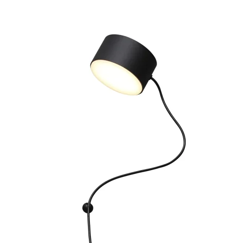 Бра с выключателем LED в розетку Nera 6600/7WL Odeon Light чёрный на 1 лампа, основание чёрное в стиле хай-тек в розетку фото 3