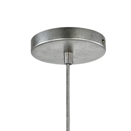 Светильник подвесной Lampion 4002-1P Favourite прозрачный 1 лампа, основание серебряное в стиле классический  фото 4