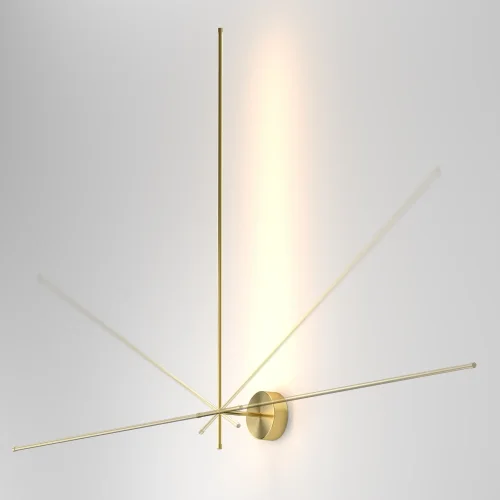 Бра LED Elegant C085WL-L12BS2.7K Maytoni латунь на 1 лампу, основание латунь в стиле современный хай-тек отражённый свет фото 5