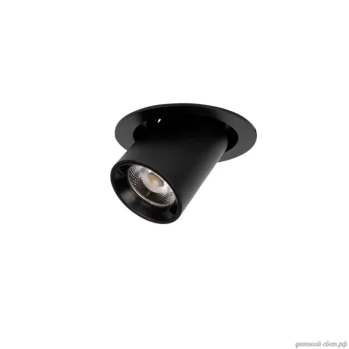 Светильник точечный LED Apex 10327/A Black LOFT IT чёрный на 1 лампу, основание чёрное в стиле современный хай-тек круглый трубочки