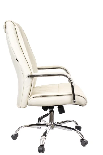 Кресло руководителя Kent TM Экокожа Кремовый EC-335A PU Beige Everprof, бежевый/экокожа, ножки//, размеры - 1080*1150***580* фото 2