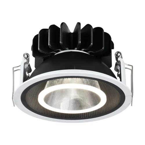 Светильник точечный LED Bind 358513 Novotech белый чёрный 1 лампа, основание чёрное в стиле современный хай-тек  фото 3