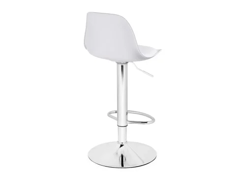 Барный стул Soft white / chrome 15746 Woodville, белый/экокожа, ножки/металл/хром, размеры - *1060***380*380 фото 4