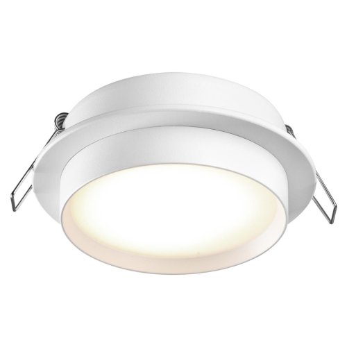 Светильник точечный Lirio 371031 Novotech белый на 1 лампу, основание белое в стиле современный круглый фото 3
