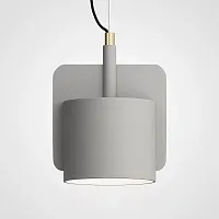 Подвесной бетонный светильник SKOVL C Серый 186778-26 ImperiumLoft серый 1 лампа, основание серое в стиле современный 
