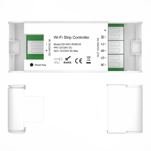 WIFI контроллер RGBCW для светодиодных лент, 8A ST9000.500.01RGBCW ST-Luce цвет LED  K, световой поток Lm фото 3