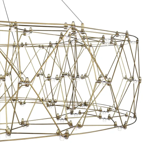 Светильник подвесной LED Gravetta SL6602.203.72 ST-Luce хром прозрачный на 1 лампу, основание золотое в стиле минимализм хай-тек капли фото 2 Светильник подвесной LED Gravetta SL6602.203.72 ST-Luce хром прозрачный на 1 лампу, основание золотое в стиле минимализм хай-тек капли фото 2