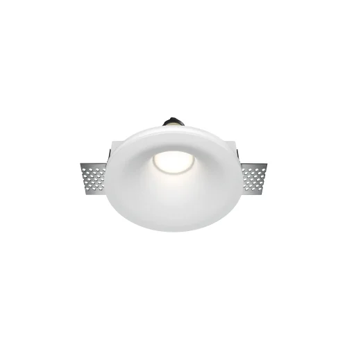 Светильник точечный Gyps Modern DL002-1-01-W-1 Maytoni белый 1 , основание белое в стиле современный хай-тек для затирки