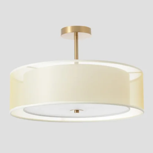Светильник потолочный MYSTERY PL5 BRASS Crystal Lux белый бежевый на 5 ламп, основание латунь в стиле классический фото 2 Светильник потолочный MYSTERY PL5 BRASS Crystal Lux белый бежевый на 5 ламп, основание латунь в стиле классический фото 2