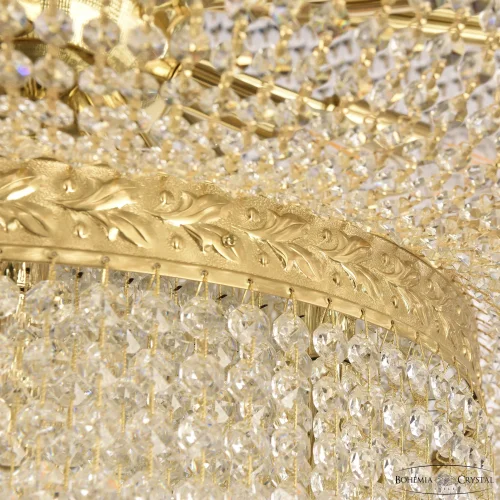 Люстра каскадная хрустальная 83221/80IV-250 G Bohemia Ivele Crystal прозрачная на 30 ламп, основание золотое в стиле классический современный drops фото 3