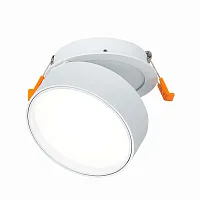 Светильник точечный LED St651 ST651.548.14 ST-Luce белый 1 лампа, основание белое в стиле хай-тек современный 