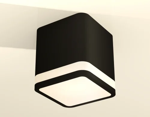 Светильник накладной Techno Spot XS XS7806030 Ambrella light чёрный 1 лампа, основание чёрное в стиле хай-тек современный квадратный фото 2