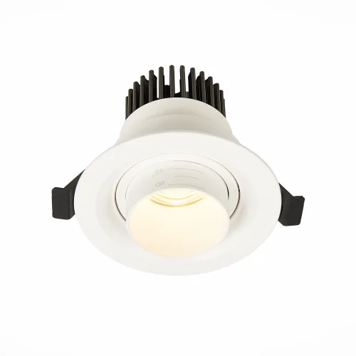 Светильник точечный LED ST701 ST701.538.07 ST-Luce белый 1 лампа, основание белое в стиле хай-тек  фото 2