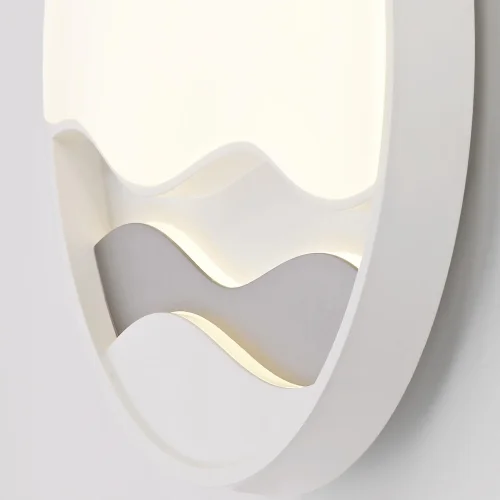 Бра LED с пультом Naxos 6454 Mantra белый на 1 лампу, основание белое в стиле современный хай-тек с пультом фото 3 Бра LED с пультом Naxos 6454 Mantra белый на 1 лампу, основание белое в стиле современный хай-тек с пультом фото 3