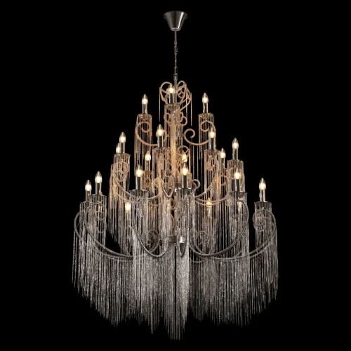 Люстра подвесная Wonderland 10405/24 LOFT IT без плафона на 24 лампы, основание никель в стиле арт-деко фото 2