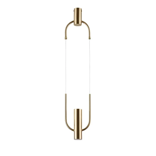 Светильник подвесной LED Levitas 4192-1P Favourite золотой 1 лампа, основание золотое в стиле современный  фото 2