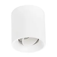 Светильник накладной Binoco PVC 051006 Lightstar белый 1 лампа, основание белое в стиле модерн хай-тек круглый