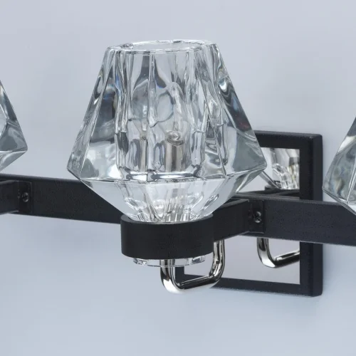 Бра Джестер 104022203 MW-Light прозрачный на 3 лампы, основание хром в стиле современный  фото 6