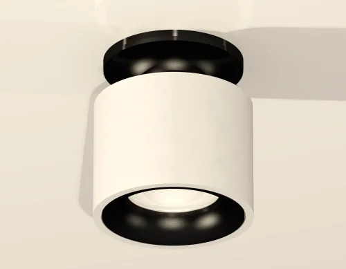 Светильник накладной Techno spot XS7510061 Ambrella light белый 1 лампа, основание чёрное в стиле современный хай-тек круглый фото 2