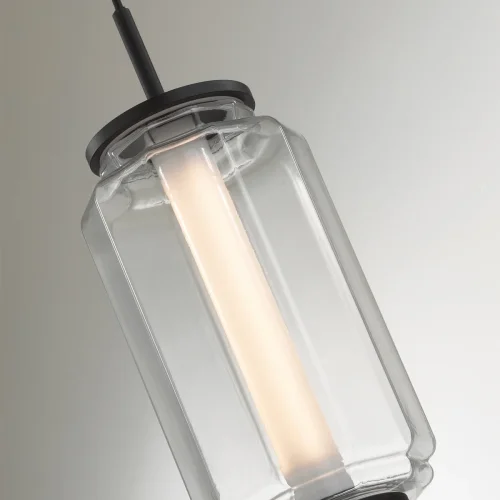 Светильник подвесной LED Jam 5409/11L Odeon Light  1 лампа, основание чёрное в стиле хай-тек  фото 8
