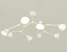 Светильник потолочный XB9059100 Ambrella light белый 8 ламп, основание белое в стиле современный хай-тек 