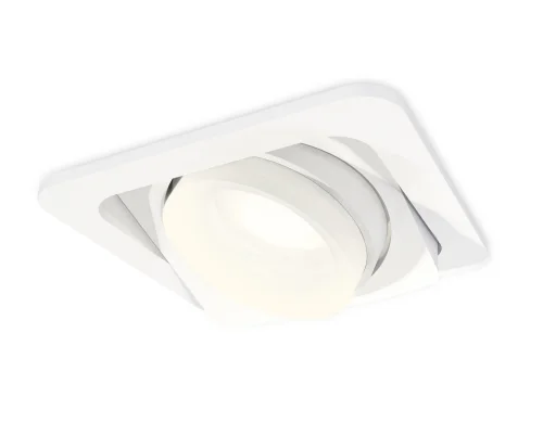 Светильник точечный Techno Spot XC XC7658084 Ambrella light белый 1 лампа, основание белое в стиле современный хай-тек квадратный