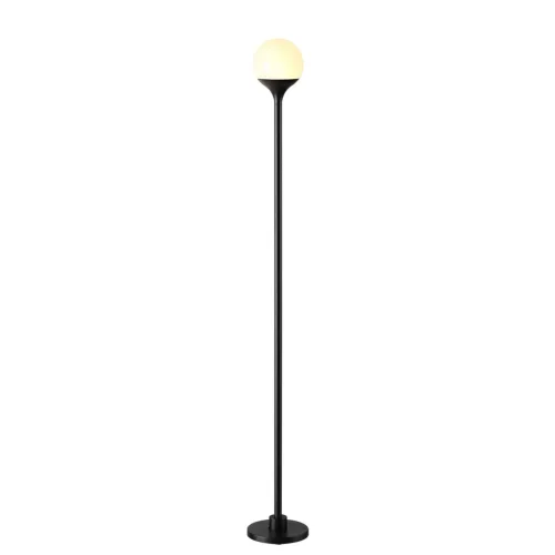 Парковый светильник LED Dew 7120/3GLA Odeon Light уличный IP65 чёрный на 1 лампу, плафон белый в стиле хай-тек современный LED фото 4