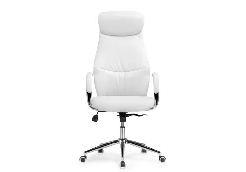 Компьютерное кресло Modus white 15824 Woodville, белый/экокожа, ножки/металл/хром, размеры - *1290***630*680 фото 4