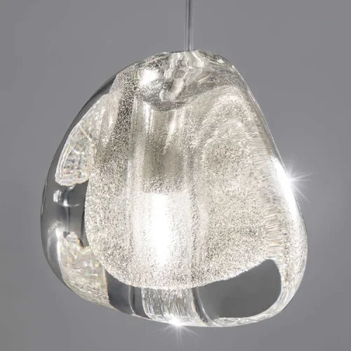Светильник подвесной METEORA B Transparent 213655-23 ImperiumLoft прозрачный 1 лампа, основание хром в стиле современный лофт  фото 6