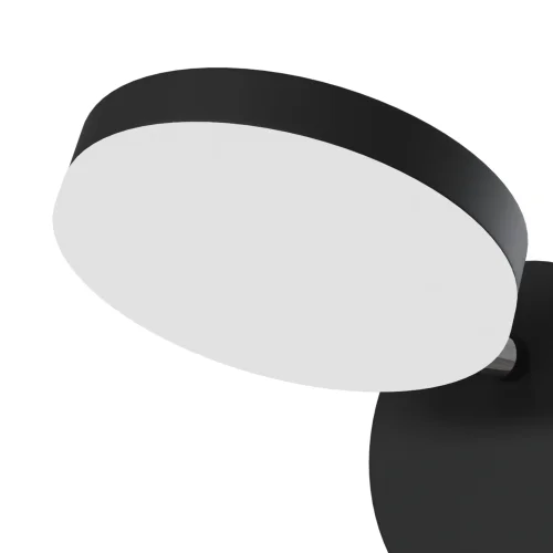 Бра LED Fad MOD070WL-L8B3K Maytoni белый на 1 лампа, основание чёрное в стиле хай-тек  фото 2