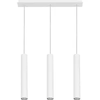 Светильник подвесной Eye White 6481-NW Nowodvorski белый 3 лампы, основание белое в стиле минимализм трубочки