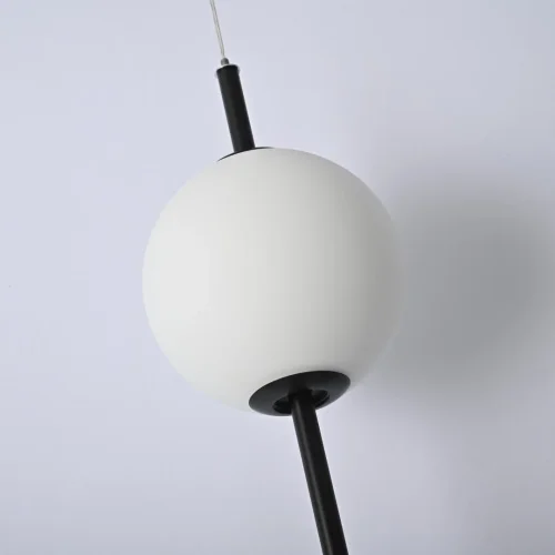 Светильник подвесной LED White 85415-22 ImperiumLoft белый 3 лампы, основание чёрное в стиле современный  фото 3