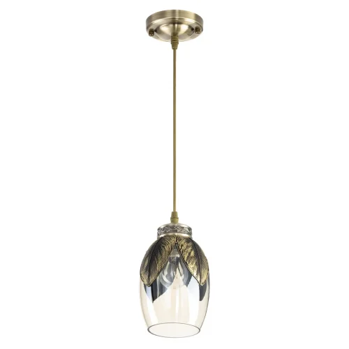 Светильник подвесной Гаруда CL420013 Citilux прозрачный 1 лампа, основание бронзовое в стиле современный  фото 4