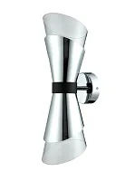 Бра GRIS AP2 CHROME Crystal Lux прозрачный на 2 лампы, основание хром в стиле современный 