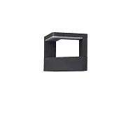 Настенный светильник уличный LED ROCA 357675 Novotech уличный IP65 серый на 1 лампу, плафон серый белый в стиле современный LED