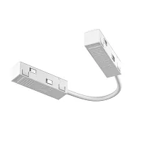 Коннектор питания Magnetic track system Exility TRA034CPC-42W-15-1 Maytoni белый в стиле для светильников серии Magnetic track system Exility exility тонкая магнитная
