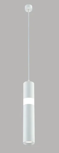 Светильник подвесной LED CLT 038C360 WH Crystal Lux белый на 1 лампу, основание белое в стиле современный трубочки фото 2
