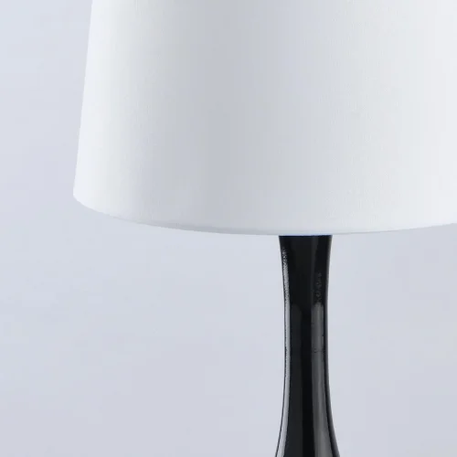 Настольная лампа Салон 415033601 MW-Light белая 1 лампа, основание чёрное металл в стиле современный  фото 5