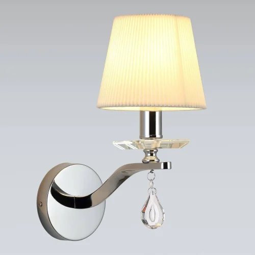 Бра Destino VL1603W01 Vele Luce белый на 1 лампу, основание хром в стиле арт-деко 