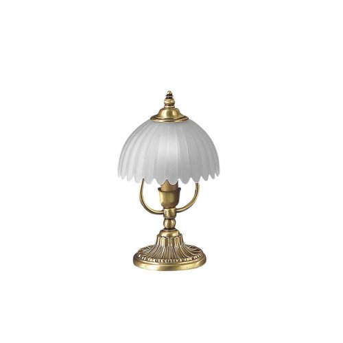 Настольная лампа P 3620 Reccagni Angelo белая 1 лампа, основание античное бронза латунь металл в стиле классический 