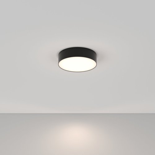 Светильник потолочный LED Zon C032CL-24W4K-RD-B Maytoni белый 1 лампа, основание чёрное в стиле современный  фото 4