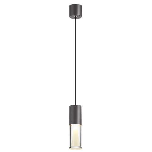 Светильник подвесной Defance 7143/4L Odeon Light прозрачный на 1 лампу, основание серое чёрное в стиле классический современный фото 3