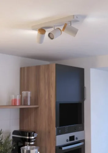 Спот с 3 лампами Consuma 300004 Eglo белый GU10 в стиле современный фото 3 Спот с 3 лампами Consuma 300004 Eglo белый GU10 в стиле современный фото 3