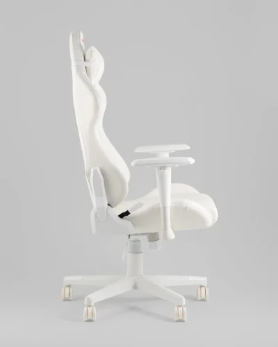 Кресло спортивное TopChairs GMM-080, белый УТ000039640 Stool Group, белый/экокожа, ножки/полимер/белый, размеры - *1330***740*680 фото 7