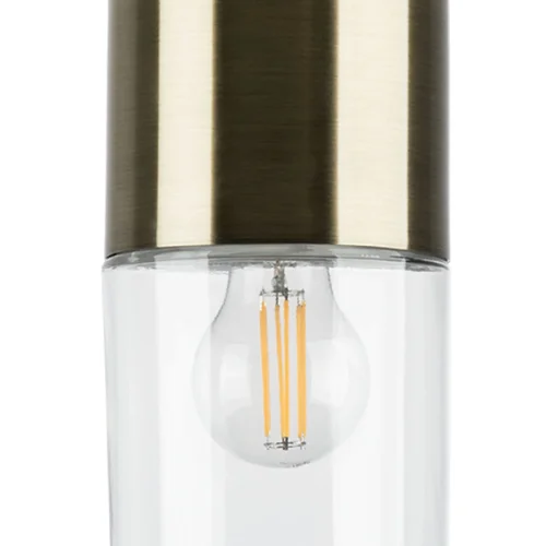 Светильник подвесной Ramo 690011 Lightstar прозрачный 1 лампа, основание бронзовое в стиле современный  фото 4
