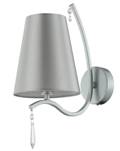 Бра RENATA AP1 SILVER Crystal Lux серебряный на 1 лампа, основание серебряное в стиле арт-деко 