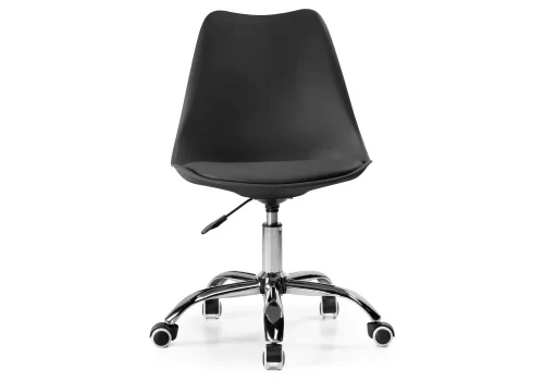 Компьютерное кресло Kolin black 11834 Woodville, чёрный/искусственная кожа, ножки/металл/хром, размеры - *890***490*560 фото 2